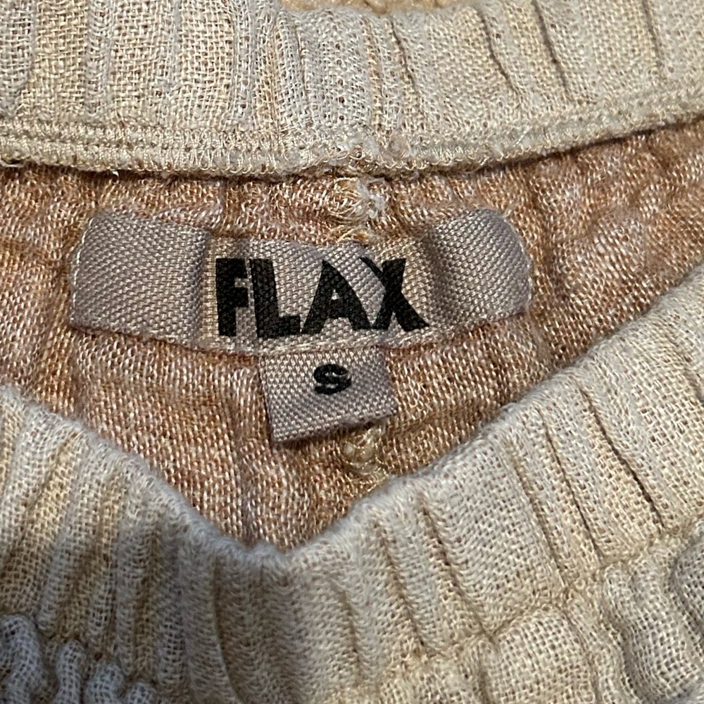 Flax Wide Leg Linen Pant - Picture 2 of 6